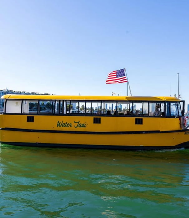 Water Taxi boat on the water